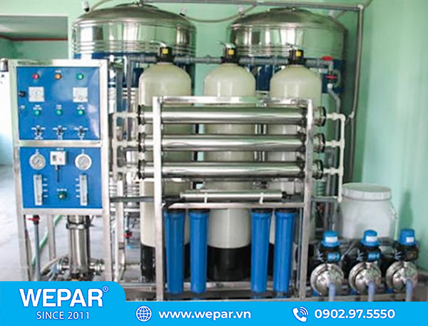 Hệ thống lọc nước RO đóng bình chai công suất 9500 l/h