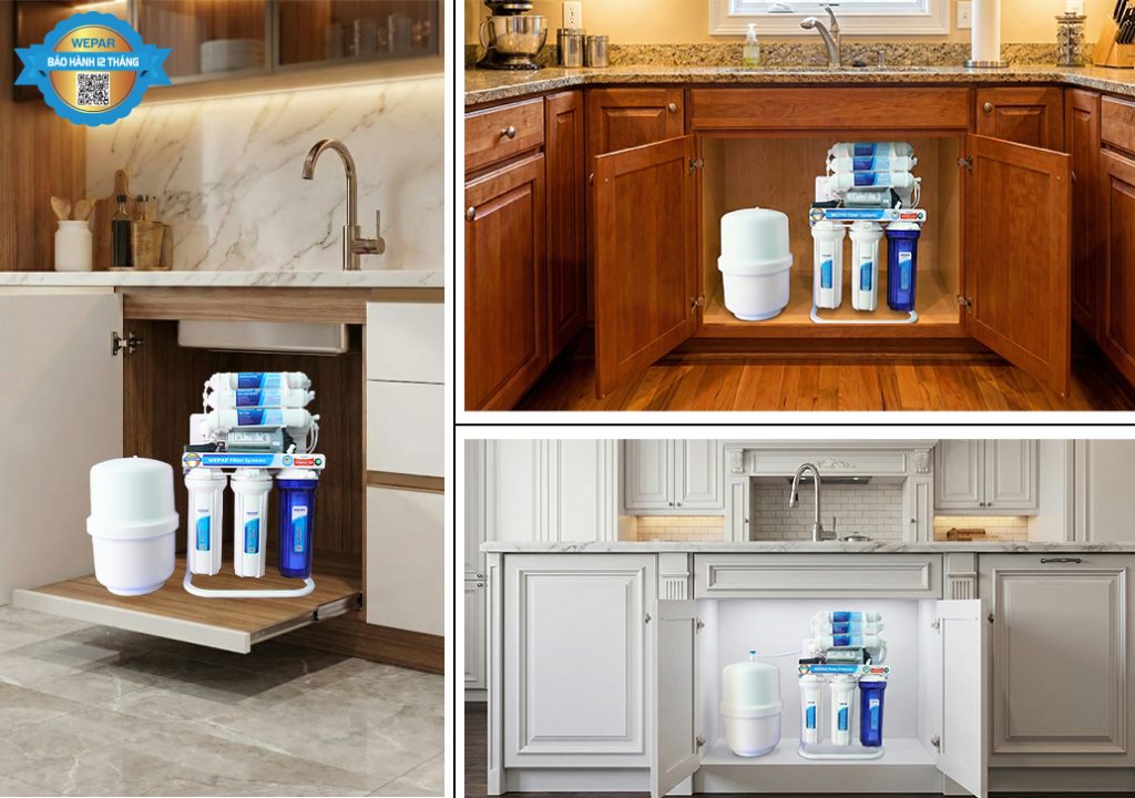 Máy lọc nước RO 8 cấp dưới lavabo