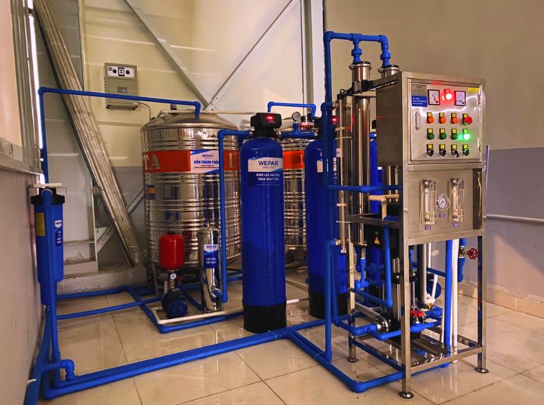 Hệ thống lọc nước RO công nghiệp cho khu nhà xưởng, tại Củ Chi - Công ty Worldon