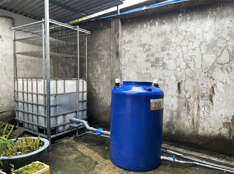 Xử lý nước nhiễm phèn bằng bể lắng kết hợp dàn mưa 
