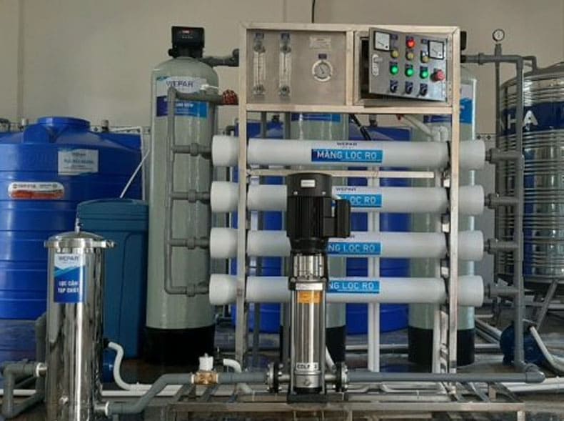 Hệ thống xử lý nước nhiễm mặn công nghiệp