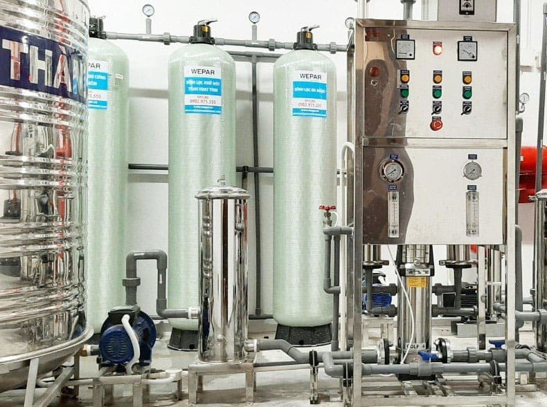 Hệ thống xử lý nước nhiễm phèn theo quy mô công nghiệp