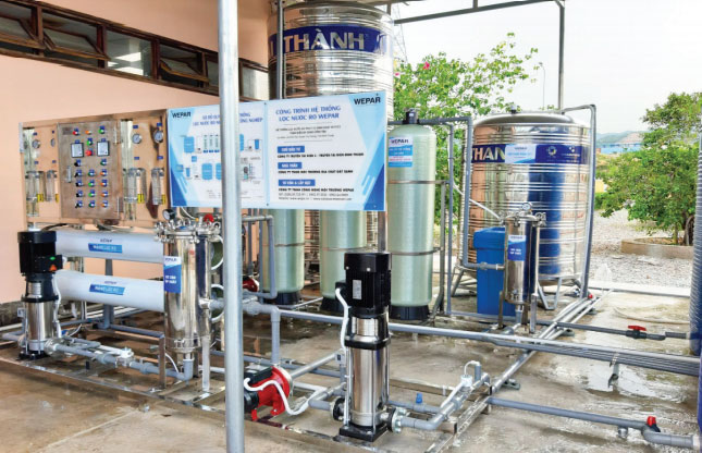 Hệ thống lọc nước nhiễm mặn công nghiệp