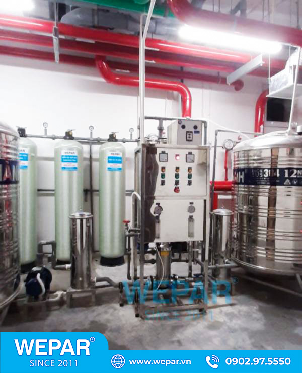 Hệ thống lọc nước RO công nghiệp Model W1000LPH WEPAR
