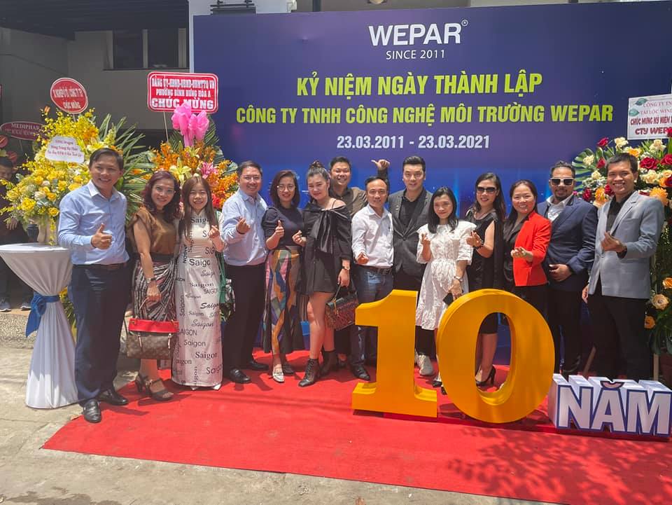 Kỷ niệm 10 năm thành lập Công ty TNHH Công nghệ Môi trường WEPAR