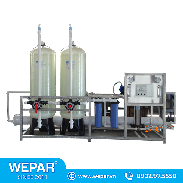 Hệ thống lọc nước RO công nghiệp 3000L W3000LPH WEPAR