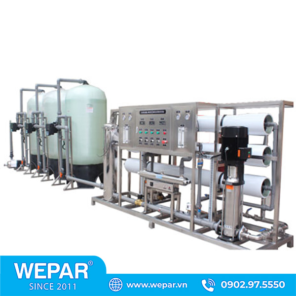 Hệ thống lọc nước RO công nghiệp 6000L W6000LPH WEPAR