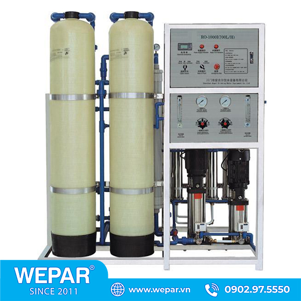 Hệ thống lọc nước RO công nghiệp 700L W700LPH WEPAR