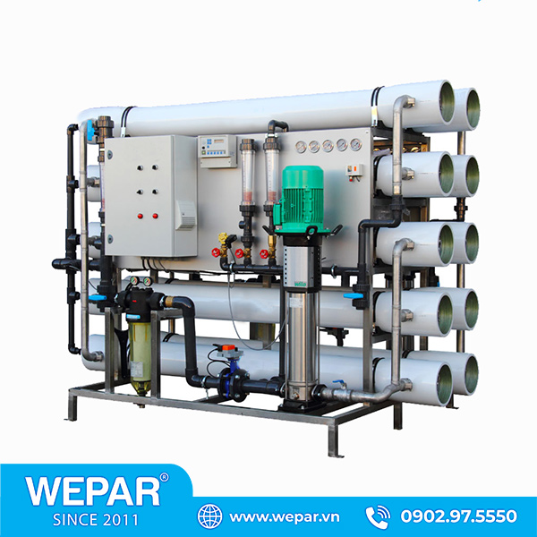Hệ thống lọc nước RO đóng bình chai công suất 10000 l/h