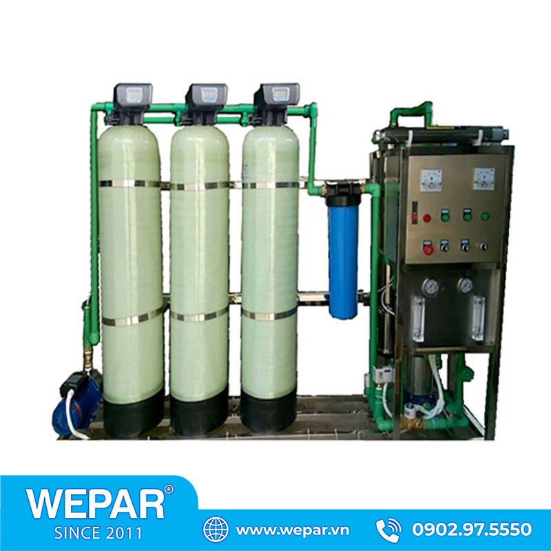 Hệ thống lọc nước RO đóng bình chai công suất 300 l/h