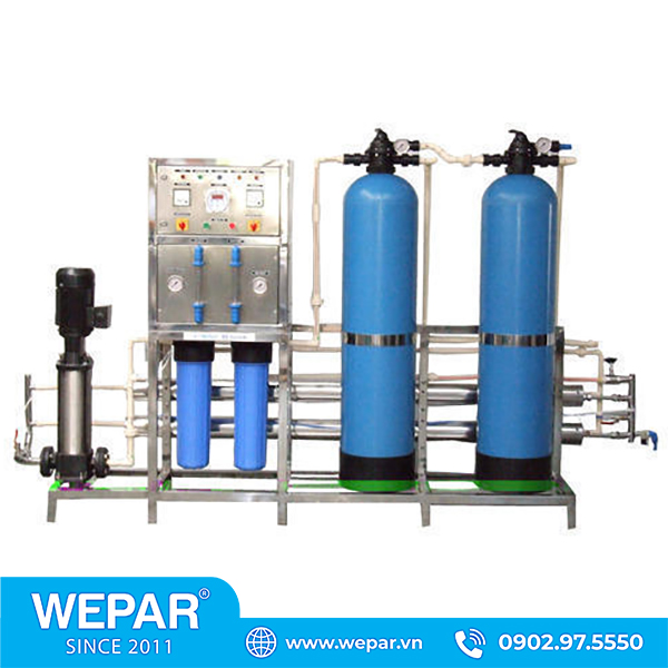 Hệ thống lọc nước RO đóng bình chai công suất 3200 l/h