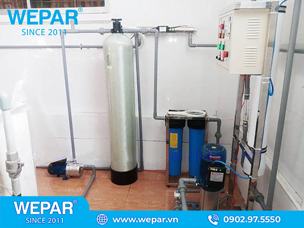 hệ thống máy lọc nước nhiễm mặn 400l -500 L/H.