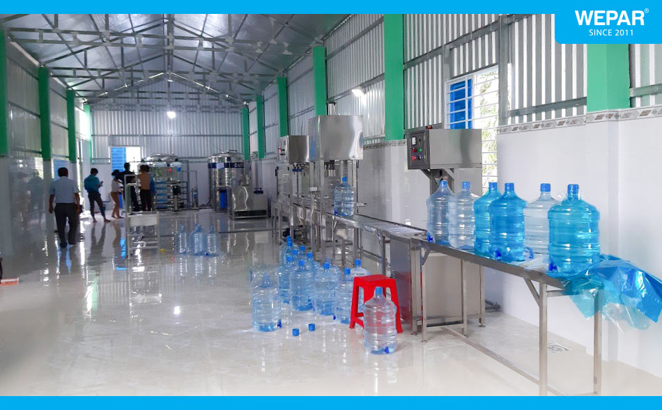 Ngành sản xuất nước uống đóng chai đóng bình trên thị trường hiện nay rất tiềm năng.
