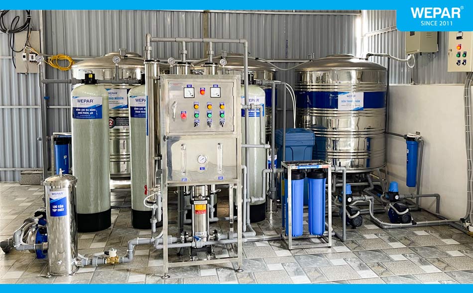 Lắp đặt hệ thống lọc nước gồm những gì còn tùy vào tính chất nước, công suất và nhu cầu sử dụng.