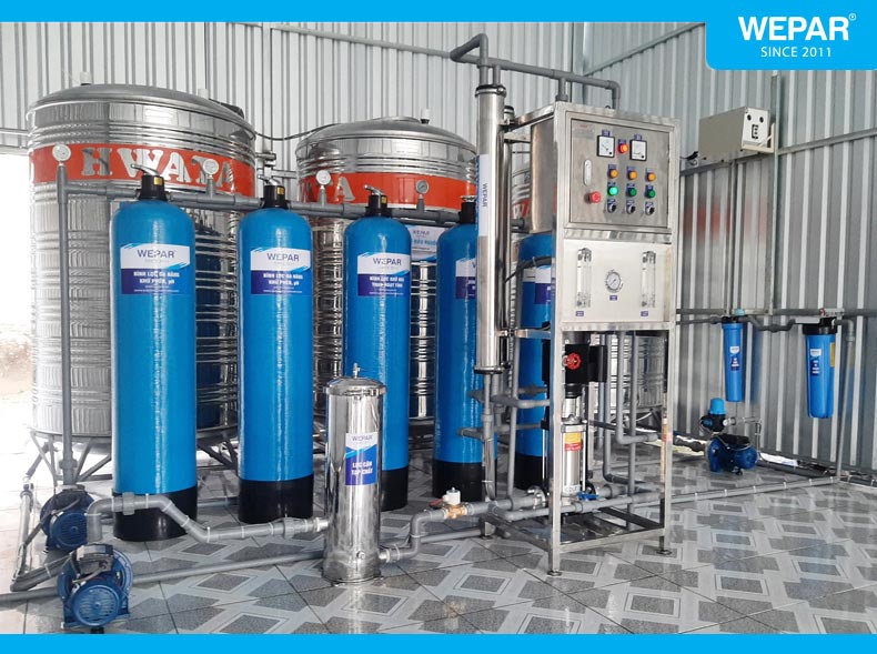 Tùy theo từng tính chất nguồn nước mà lắp đặt các thiết bị, hệ thống xử lý sao cho phù hợp.