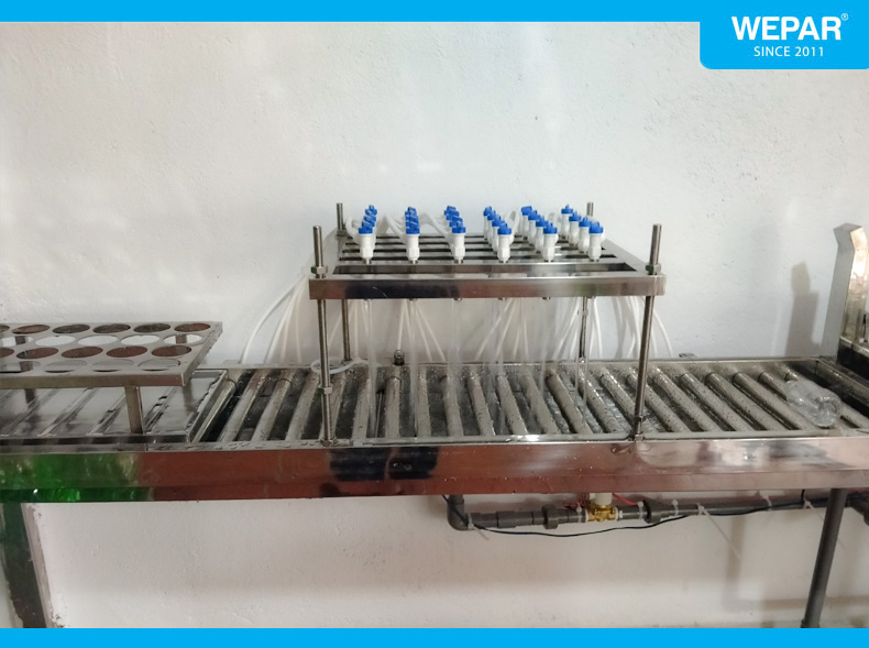 Hệ thống dây chuyền chiết rót nước đóng chai được lắp đặt bởi Wepar.