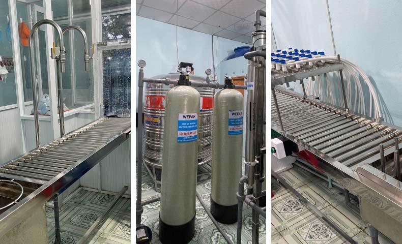 Thiết lập hệ thống lọc nước RO kinh doanh sản xuất nước đóng bình đóng chai chất lượng