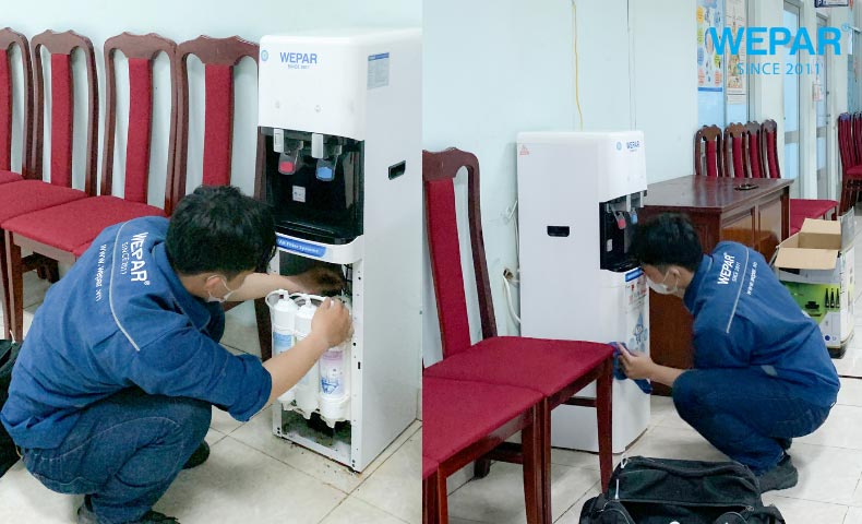 Kỹ thuật viên nắm rõ chuyên môn lắp đặt là điều cần thiết của điều kiện kinh doanh máy lọc nước.
