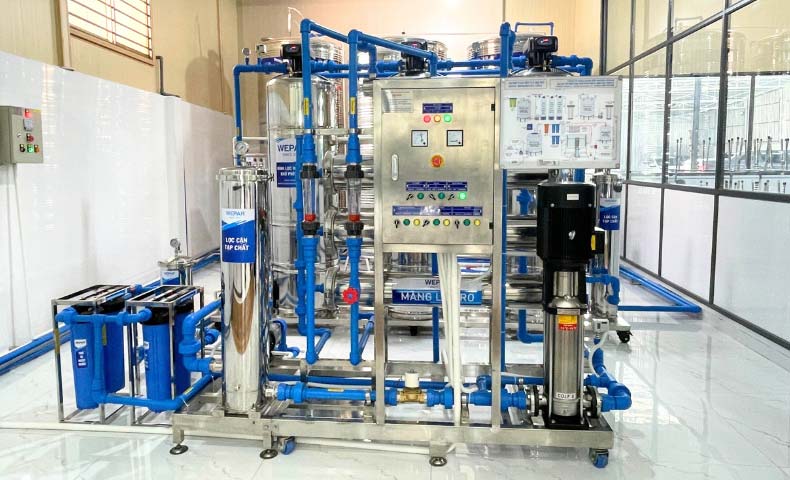 Hệ thống lọc nước RO đóng bình đóng chai tự động CS 3500 – 4000l/h