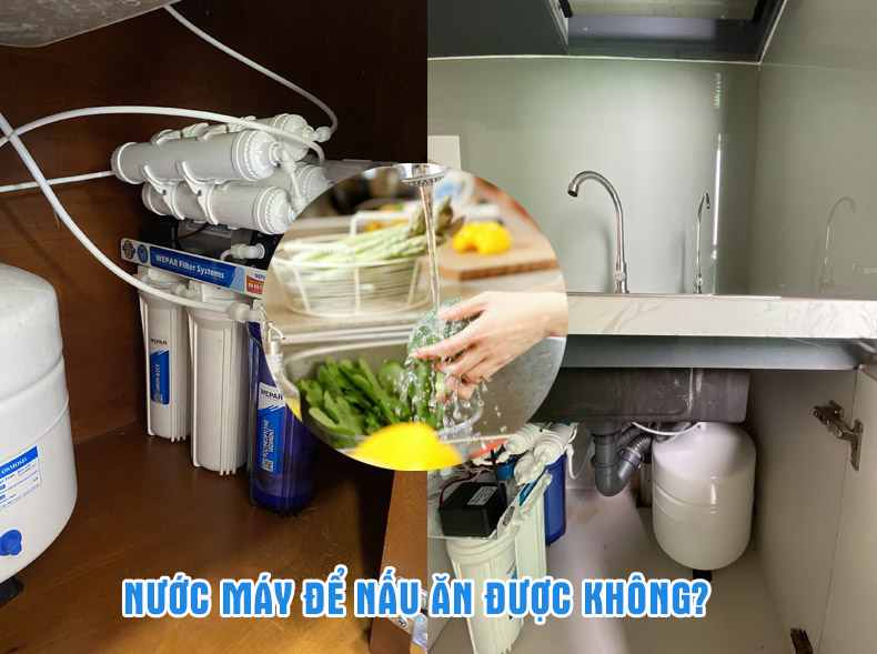 Có nên dùng nước máy để nấu ăn có được không?