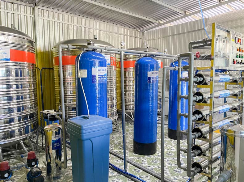 Hệ thống lọc nước được đầu tư chuyên nghiệp, công nghệ hiện đại và chỉn chu.