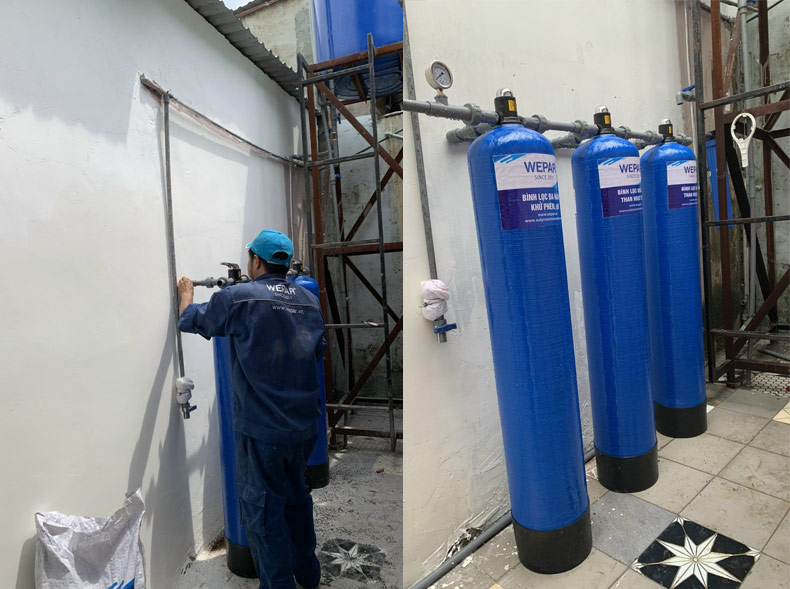 Công trình hệ thống lọc nước cho nhà hàng tại TP Thủ Đức lắp đặt bởi Wepar.