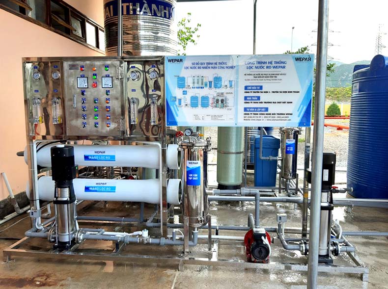 Hệ thống lọc RO - giải pháp lọc nước nhiễm mặn tại miền Tây lắp đặt bởi Wepar.