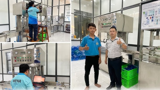 Dịch vụ bảo trì máy chiết rót và dây chuyền đóng chai tại WEPAR